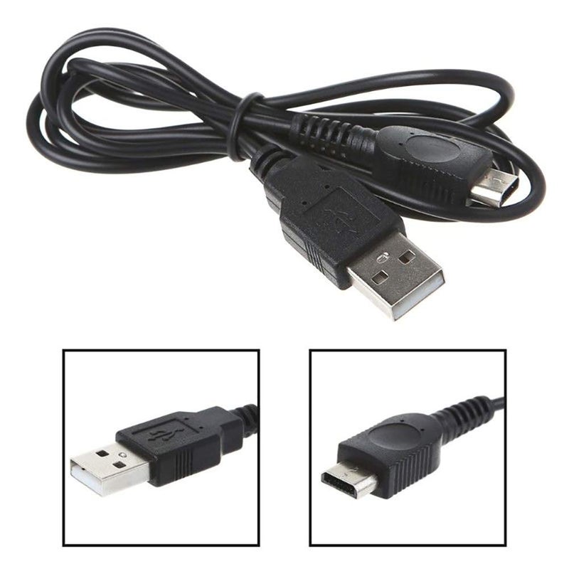 Rowsmau USB Power Supply Charging Charger Cable Cord 1.2m for GBM Console 1 - Image 2